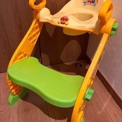 取引者決定アンパンマン　2way　ステップ付補助便座
