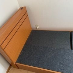 家具 ベッド シングルベッドの画像