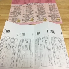 第75回毎日書道展招待券8枚　名鑑引換券 出品者証の画像