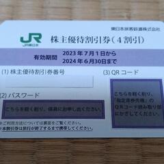 2枚　JR東日本　株主優待割引券の画像