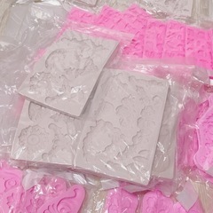D1039  シリコンモールド 50個　まとめ　卸　仕入れ　大量　ライン　レジンの画像