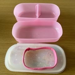 お弁当箱　ピンク　二段の画像