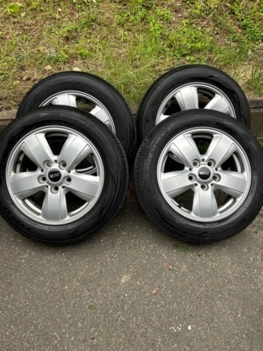 ミニクーパー　BMW MINI純正 5.5J×15 5H 112 ET46 175/65R15 F55 F56 F57 ホイールセット