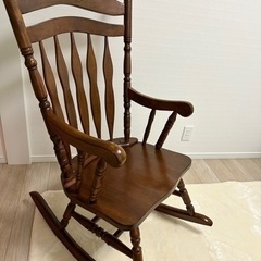 家具 椅子 ロッキングチェアの画像