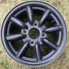ワタナベ 8スポーク Bタイプ 13インチ 6J 114.3 4本セット AE86 KP スターレット サニー 等旧車にの画像