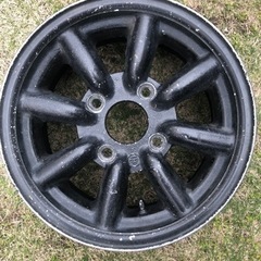ワタナベ 8スポーク Bタイプ 13インチ 6J 114.3 4本セット AE86 KP スターレット サニー 等旧車にの画像