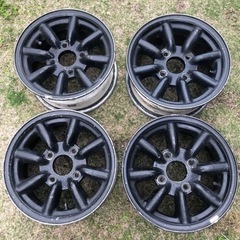 ワタナベ 8スポーク Bタイプ 13インチ 6J 114.3 4...
