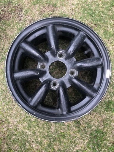 ワタナベ 8スポーク Bタイプ 13インチ 6J 114.3 4本セット AE86 KP スターレット サニー 等旧車に