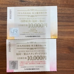 韓国　釜山行きビートル　株主優待チケット 旅行券