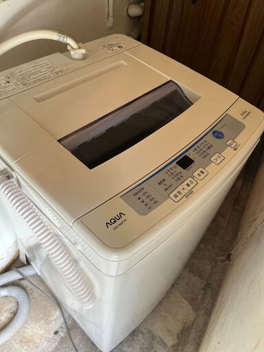 AQUA洗濯機6.0kg 2017年製