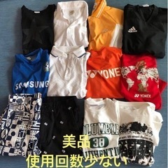 美品☆夏服中学低学年男子150～160cm半袖、半ズボンまとめ売...