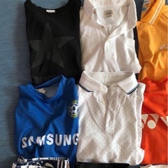 美品☆夏服中学低学年男子150～160cm半袖、半ズボンまとめ売り12枚の画像