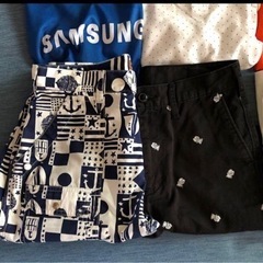 美品☆夏服中学低学年男子150～160cm半袖、半ズボンまとめ売り12枚の画像
