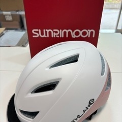 残り2個　LEDバックライト付きヘルメット盗難防止用鍵付き　自転...