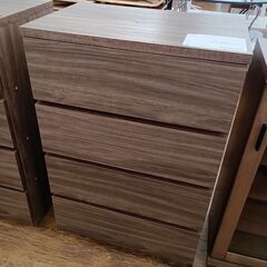 ★ジモティ割あり★  チェスト ブラウン H90×D39×W60...