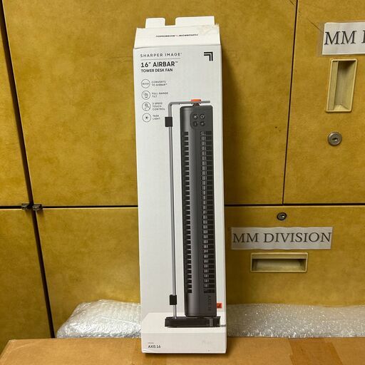 【定価約5500円！】Sharper Image デスクファン 16'' Airbar (AXIS 16) 扇風機　ファン　机