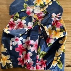 犬服☆アロハシャツ☆半袖トレナ－中古品訳あり