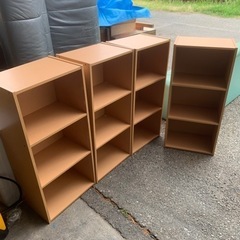 3段　家具 収納家具 カラーボックス