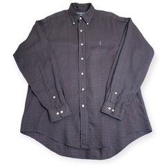 90s Ralph Lauren ラルフローレン 刺繍ロゴ 長袖...