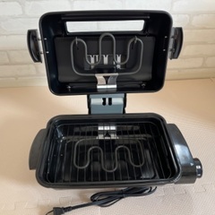 【新品未使用】フィッシュロースター 両面焼き ワイドグリル NFR-1100 山善 の画像