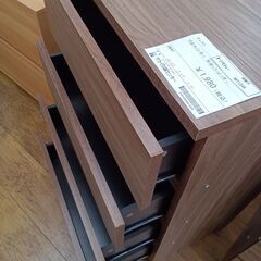 ★ジモティ割あり★  チェスト 木目調 H90×D39×W60 クリーニング済み MT1549の画像