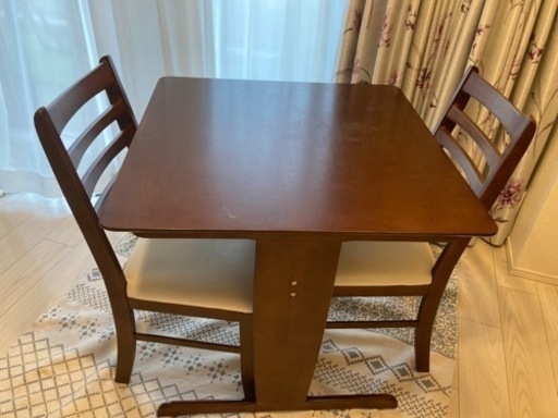 【お譲り先決まりました】家具 ダイニングセット1〜2人用