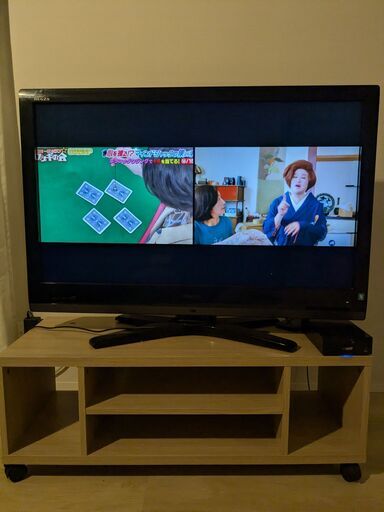 【今週末引取りの方優先】37型東芝REGZA＋1TB外付けHD＋FireTV Stick（TVer・YouTube視聴可）＋テレビ裏ラック