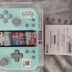 【決まりました】HORIグリップコントローラーFit for Nintendo Switch ミントグリーン×ホワイトの画像