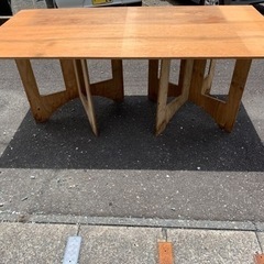 作業台(ペケ台＋ベニヤ板)
