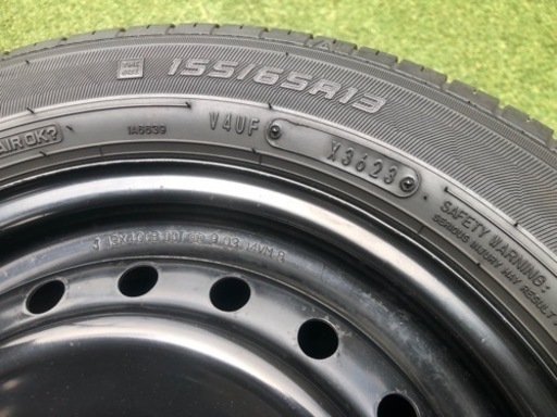 本日引き取り限定！　155/65R13×4本  2023年グッドイヤー