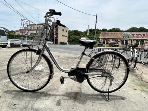 No.62Panasonicアシスト自転車ビビTX BE-ELTX63-S 15年モデル整備済み中古現状