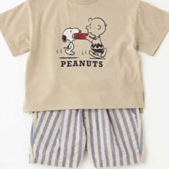 スヌーピー　Tシャツ　100 セットアップの画像