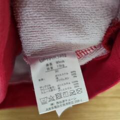 90 長袖　濃いめピンク　女の子　ウサギの画像