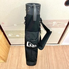 ニューエラ　キャディバッグ セルフスタンドケース ブラックの画像
