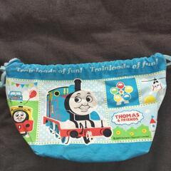 弁当箱の袋　巾着　トーマスの画像