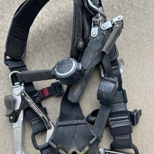 タジマフルハーネスH型（アルミランヤード2丁）