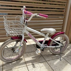 自転車　16インチ　補助輪付き　ジャンク品