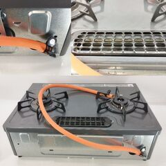 リンナイ 2口ガスコンロ KGM3 3NDGL LPガス用　/UJ-0952 北の画像