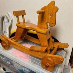木馬　おもちゃ　美品