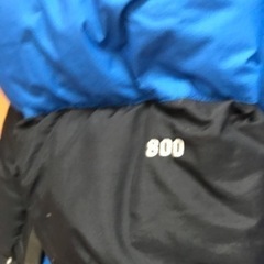 ダウンジャケット(青)の画像