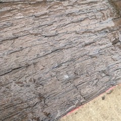 訳あり　木目調コンクリートブロック　ウッドデッキ　アプローチ　外構　ガーデニングの画像