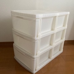【取引先決まりました】衣装ケース3段　家具 収納家具 収納ケース