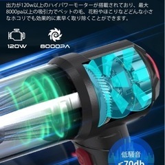 【新品】ハンディクリーナー 多機能 車用掃除機 ミニ掃除機 コードレス①の画像