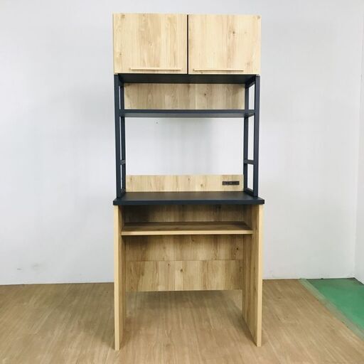 ☆【新品】ゴミ箱収納型レンジ台 完成品渡し　美品OUTLET