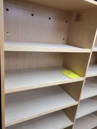 J7088　MUJI　無印良品　良品計画　組み合わせて使える木製シェルフ　ナチュラル　クリーニング済　【リユースのサカイ柏店】　