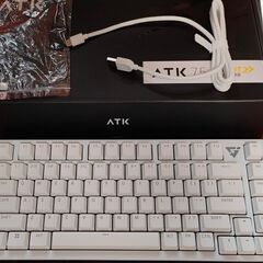 ゲーミングキーボード VXE ATK75 白