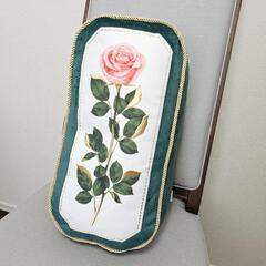 【極美品】フランフラン ルルメリー ルル メリー クッション バラ グッズ インテリア 緑の画像