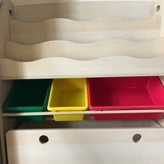 家具 収納家具 おもちゃ箱の画像