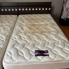 家具 ベッド シングル＋セミダブル　の画像