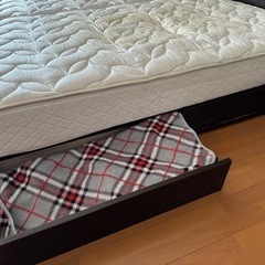 家具 ベッド シングル＋セミダブル　の画像
